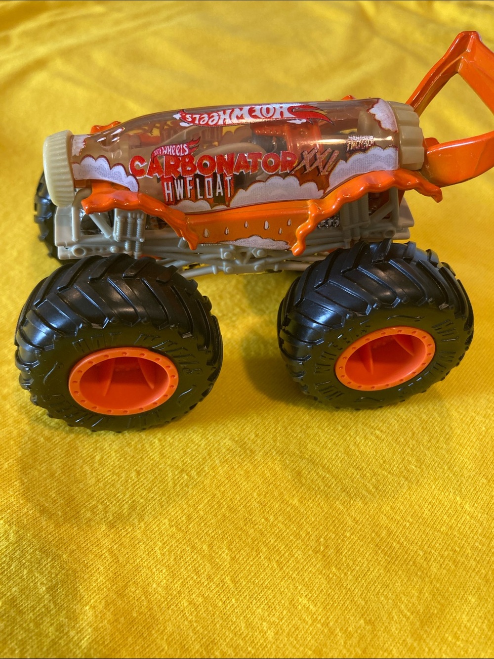 Carbonator HW Float Kids Monster Truck - Orange/Black